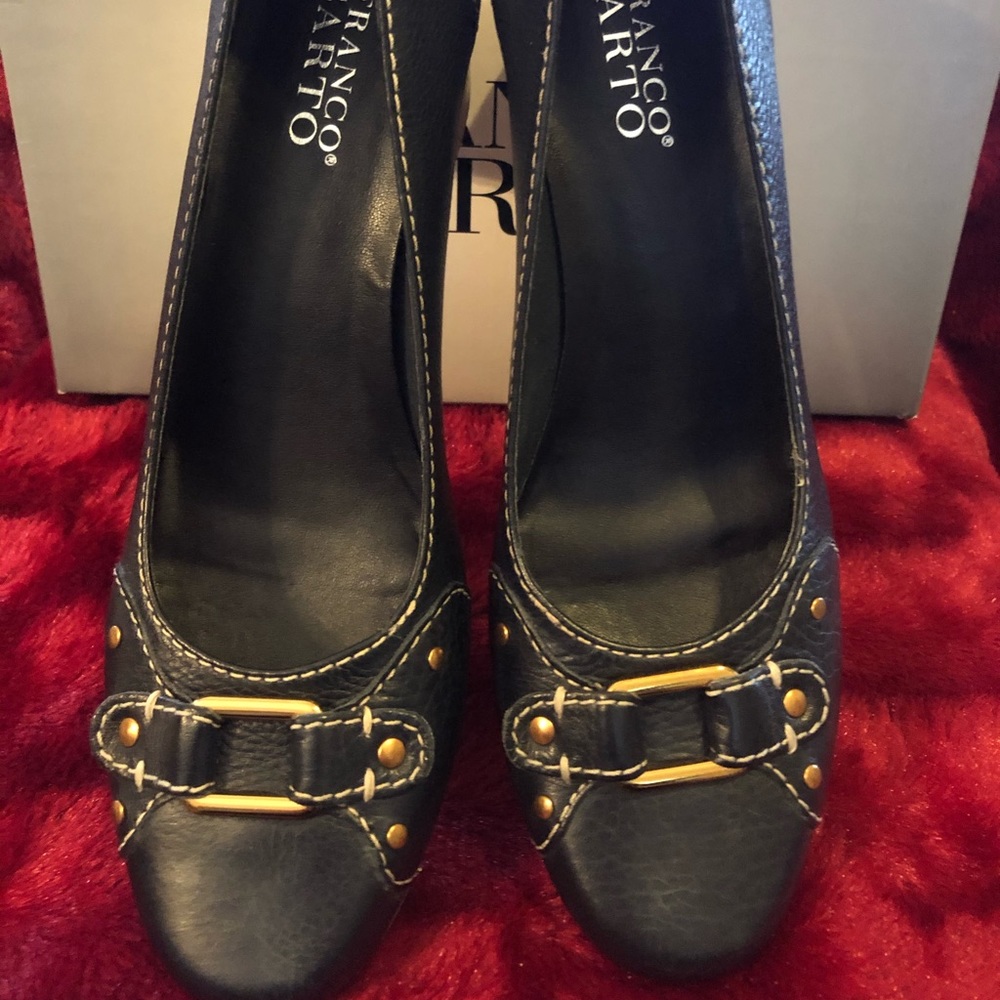 Leather heels